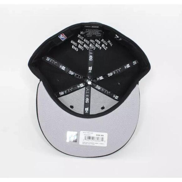 New Era Los Angeles Lakers Crown 17x Champions Fitted Hat Black Size 7 3/4 - Picture 6 of 8